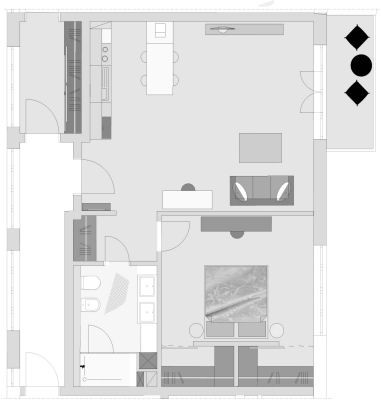 rostock apartment LIVING HOTEL: Plan (salle de réunion)